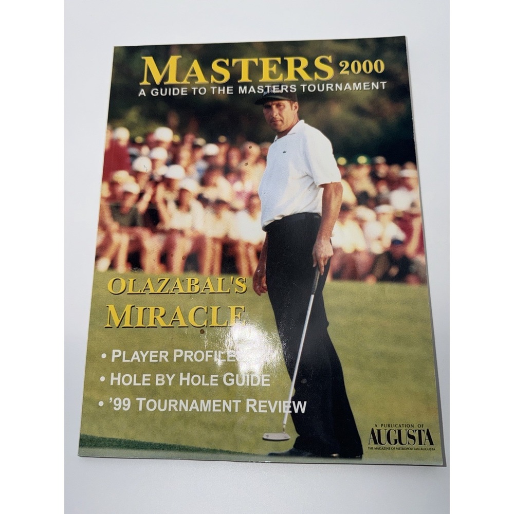 Masters 2000 Tournament Guide Augusta‎ Magazine Tiger Woods Era